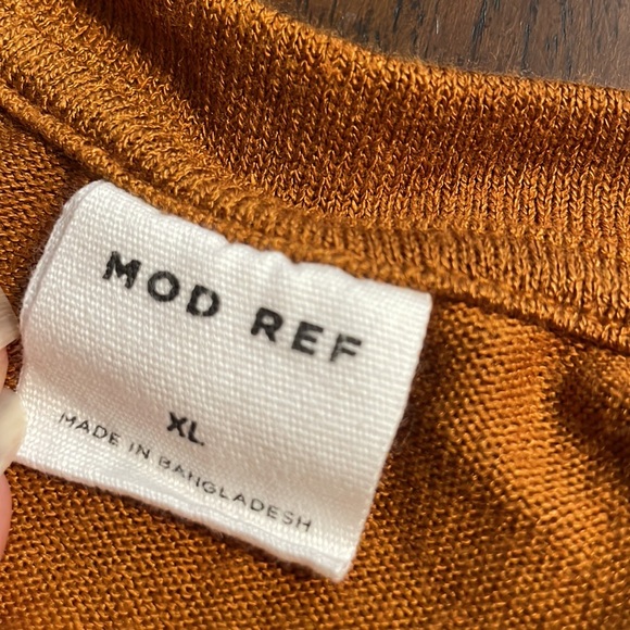 Mod Ref Ladies Copper Colored Sweater Shirt - Picture 5 of 8